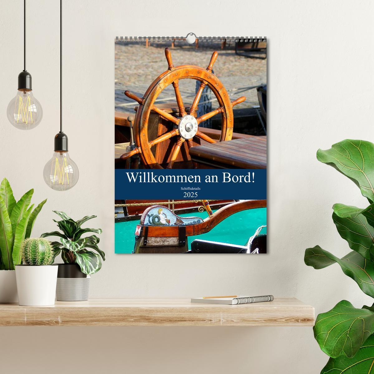 Bild: 9783457081846 | Willkommen an Bord! Schiffsdetails 2025 (Wandkalender 2025 DIN A3...