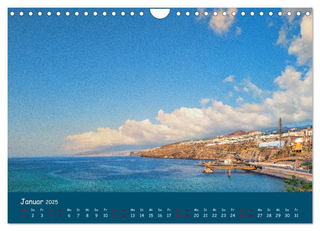 Bild: 9783383853869 | Santa Cruz auf Teneriffa - Licht und Farbenspiele (Wandkalender...