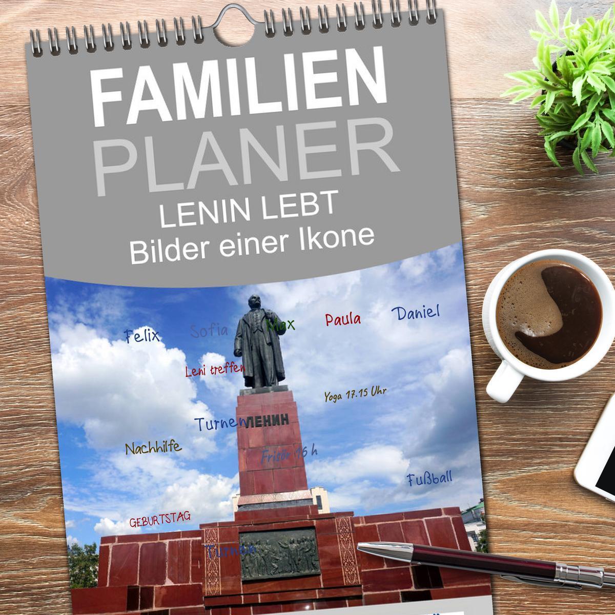 Bild: 9783457109342 | Familienplaner 2025 - LENIN LEBT - Bilder einer Ikone mit 5 Spalten...