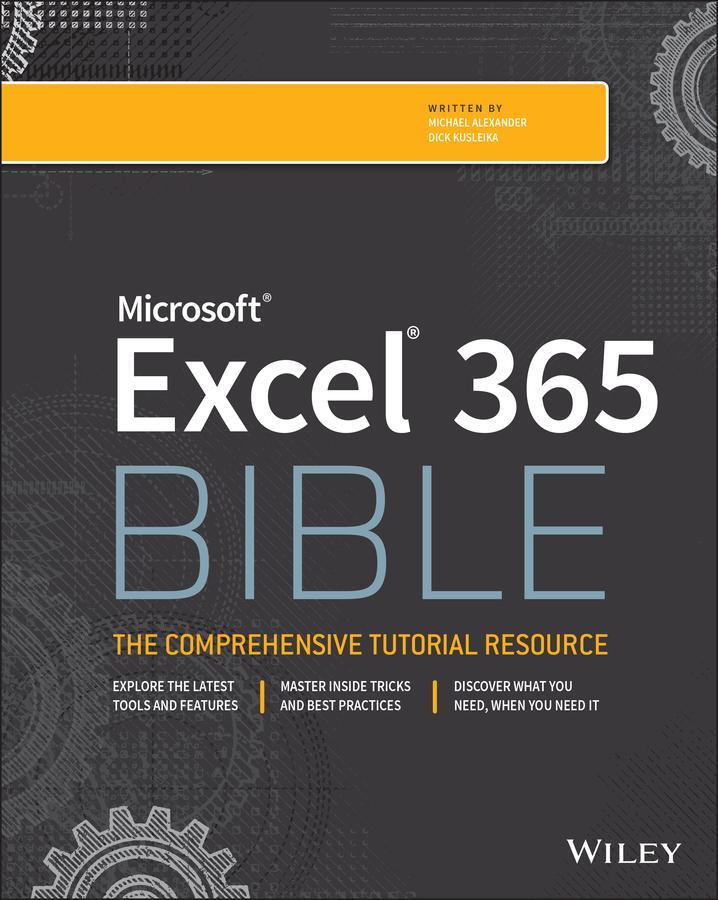 Cover: 9781119835103 | Microsoft Excel 365 Bible | Michael Alexander (u. a.) | Taschenbuch