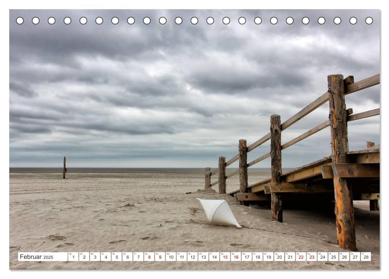 Bild: 9783435448968 | ST. PETER ORDING Strand und Meer (Tischkalender 2025 DIN A5 quer),...