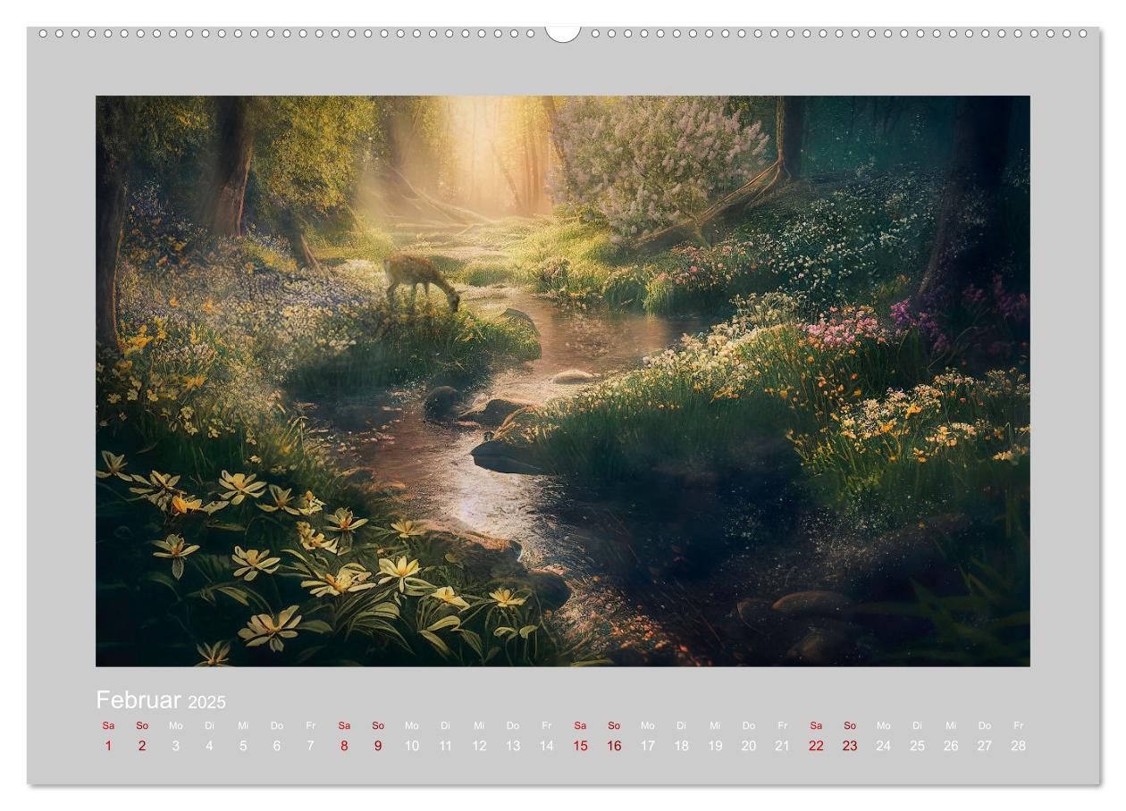 Bild: 9783383912801 | Wald der Märchen (Wandkalender 2025 DIN A2 quer), CALVENDO...