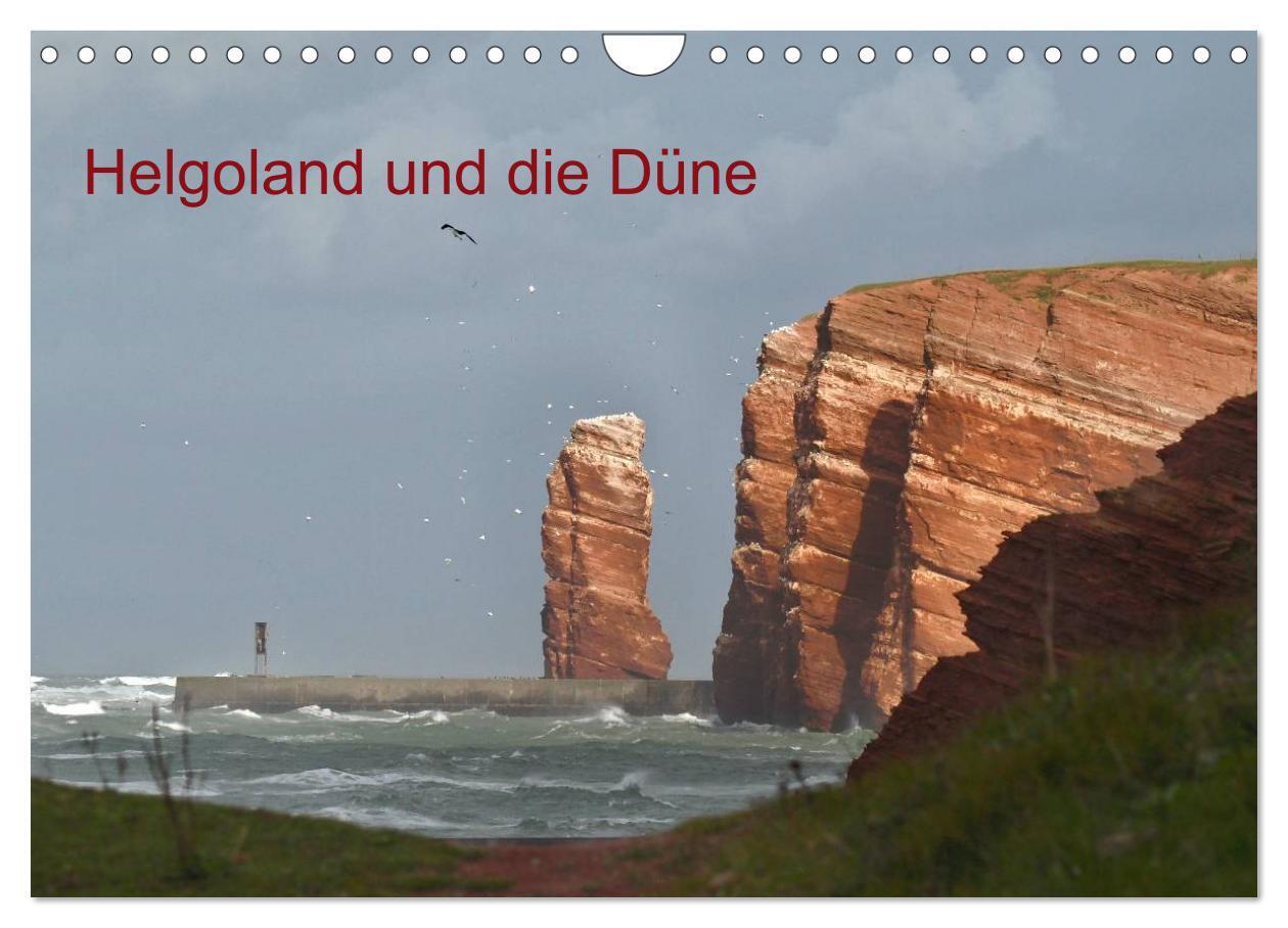 Cover: 9783435793488 | Helgoland und die Düne (Wandkalender 2025 DIN A4 quer), CALVENDO...