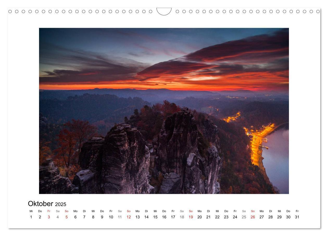 Bild: 9783435840823 | Bastei - Sächsische Schweiz (Wandkalender 2025 DIN A3 quer),...