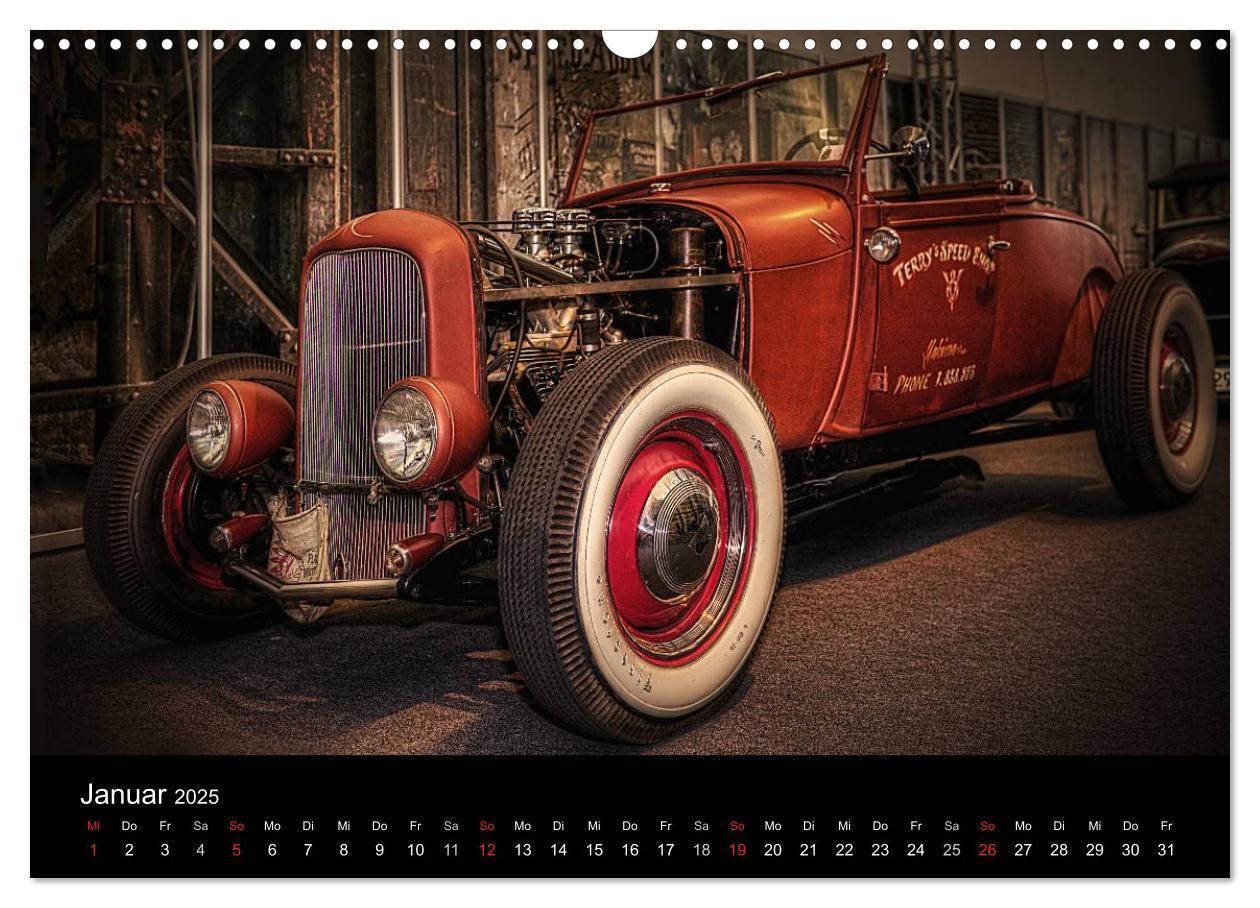 Bild: 9783435772049 | Außergewöhnliche Autos - Hot Rods (Wandkalender 2025 DIN A3 quer),...