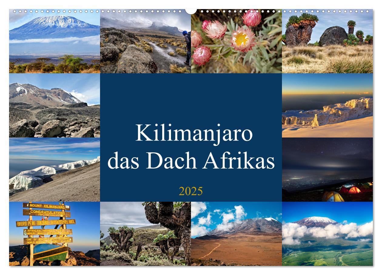 Cover: 9783383761171 | Kilimanjaro - das Dach Afrikas (Wandkalender 2025 DIN A2 quer),...