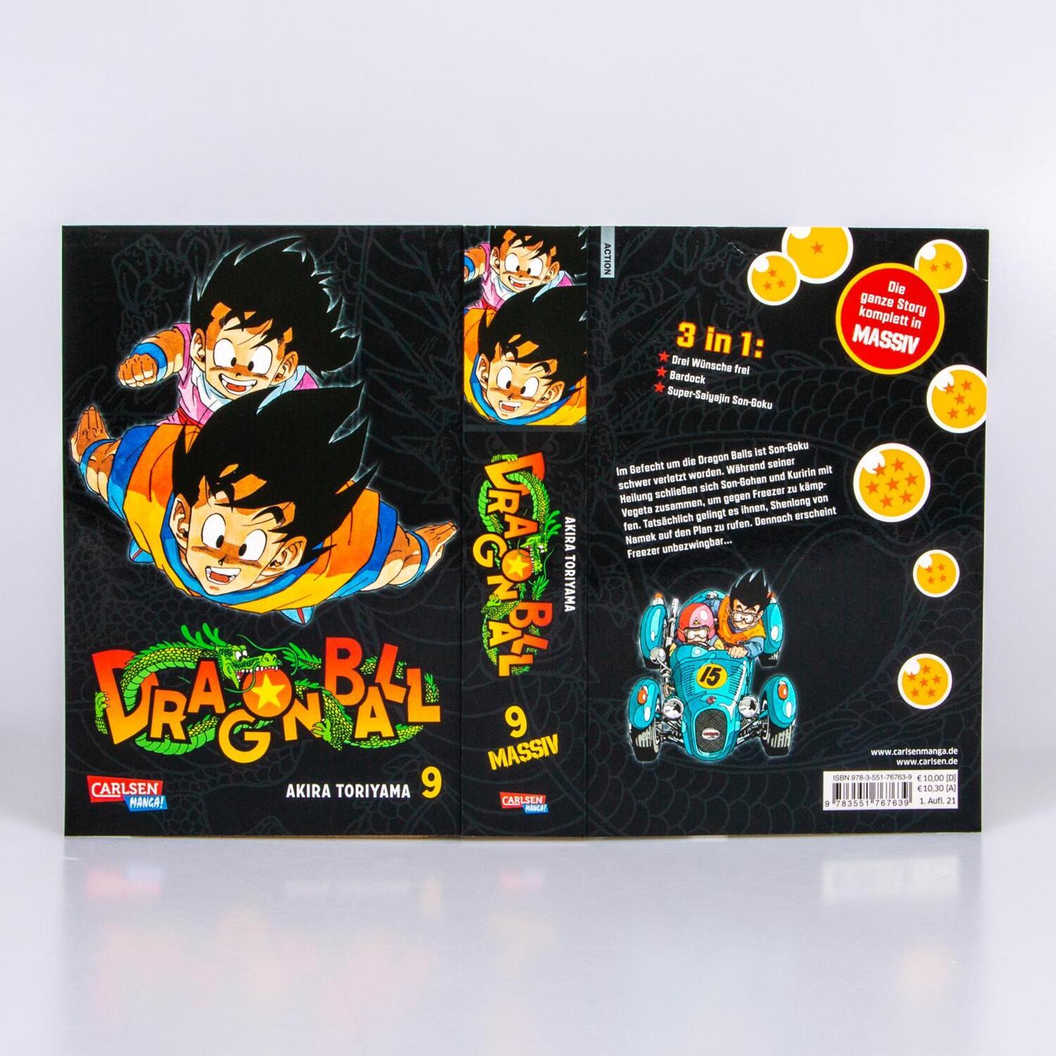 Bild: 9783551767639 | Dragon Ball Massiv 9 | Die Originalserie als 3-in-1-Edition! | Buch