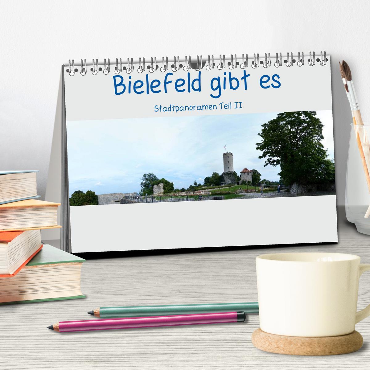 Bild: 9783435697618 | Bielefeld gibt es! Stadtpanoramen Teil 2 (Tischkalender 2025 DIN A5...