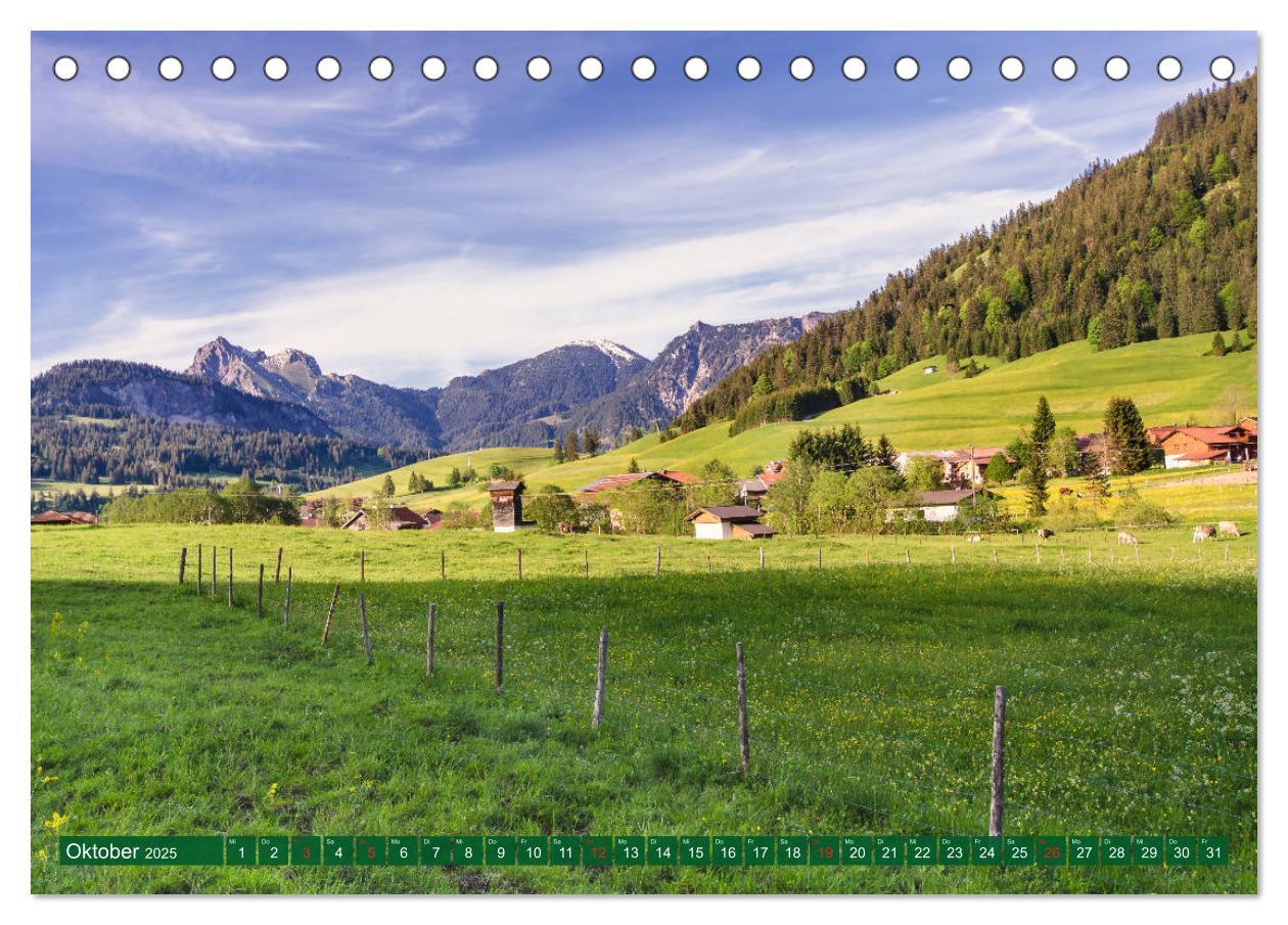 Bild: 9783435307258 | Tannheim und das Tal (Tischkalender 2025 DIN A5 quer), CALVENDO...