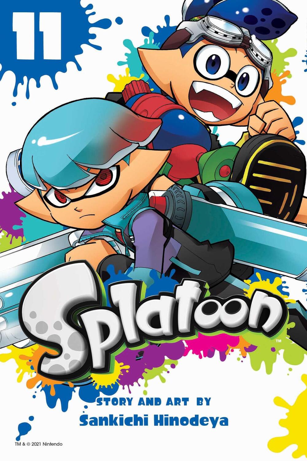 Cover: 9781974719815 | Splatoon, Vol. 11 | Sankichi Hinodeya | Taschenbuch | Splatoon | 2021