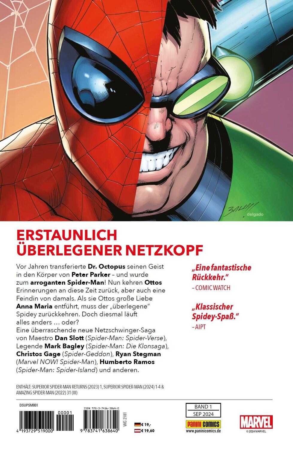 Rückseite: 9783741638640 | Der überlegene Spider-Man | Bd. 1: Die Sünden der Arroganz | Buch