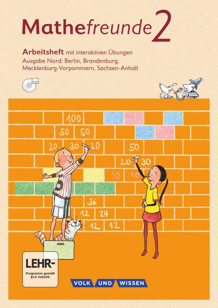 Cover: 9783060837076 | Mathefreunde Nord 2. Schuljahr. Arbeitsheft mit interaktiven...