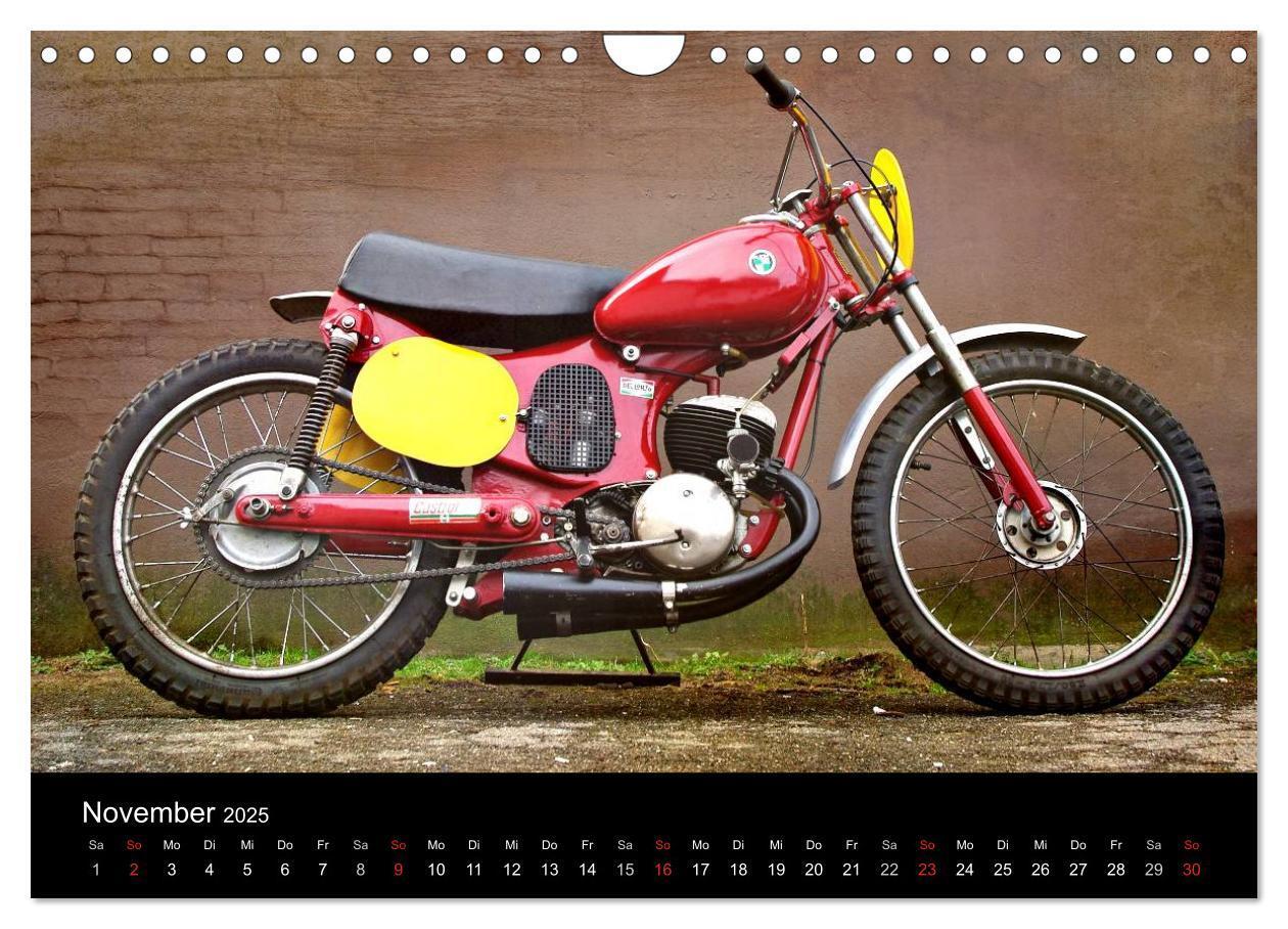 Bild: 9783435818440 | Motorrad Oldtimer (Wandkalender 2025 DIN A4 quer), CALVENDO...