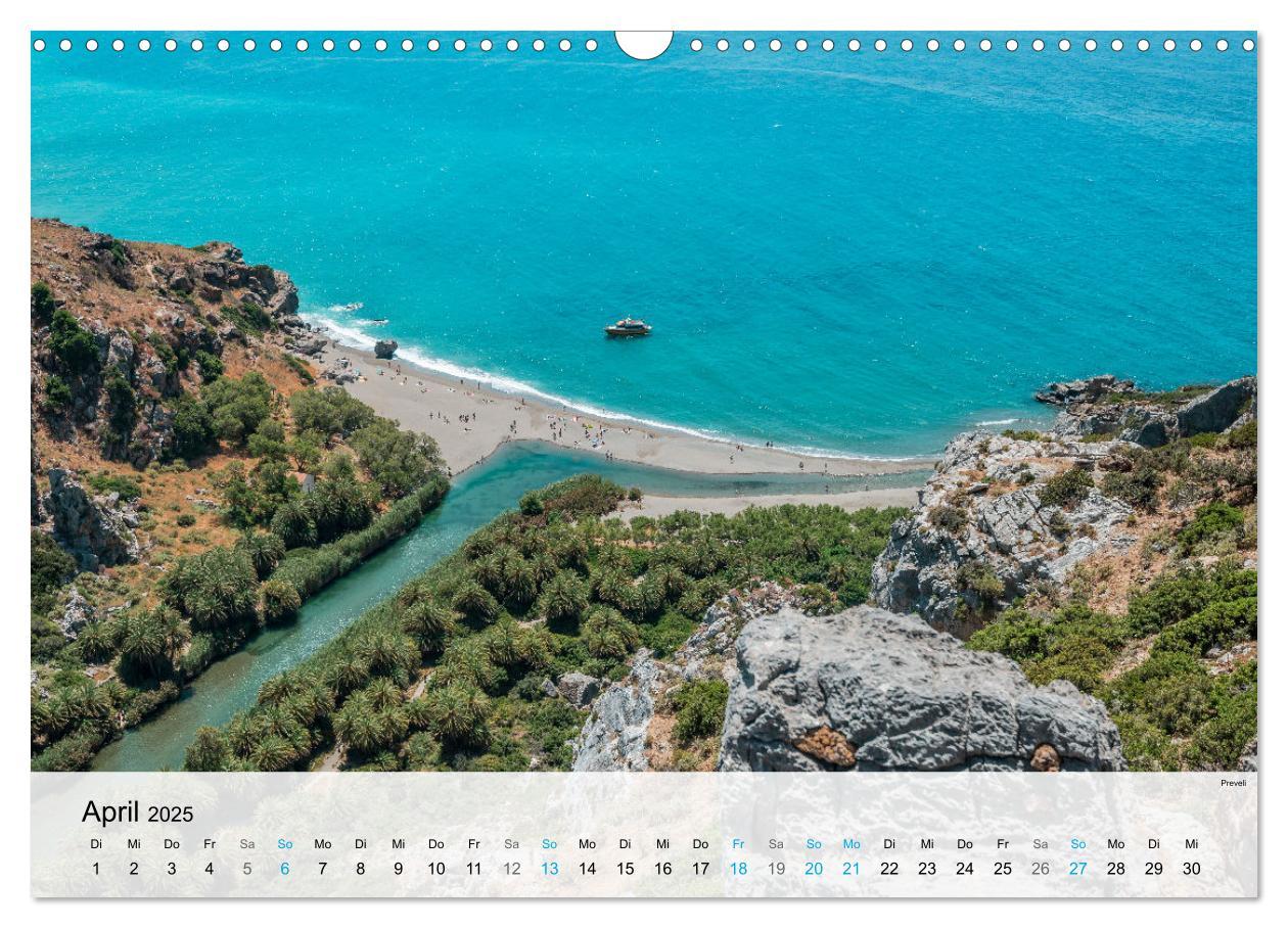 Bild: 9783383926310 | Kreta - Die schönsten Strände (Wandkalender 2025 DIN A3 quer),...