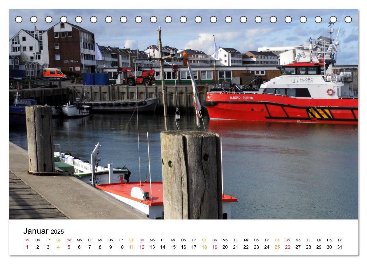 Bild: 9783435402922 | Helgoland Kalender (Tischkalender 2025 DIN A5 quer), CALVENDO...