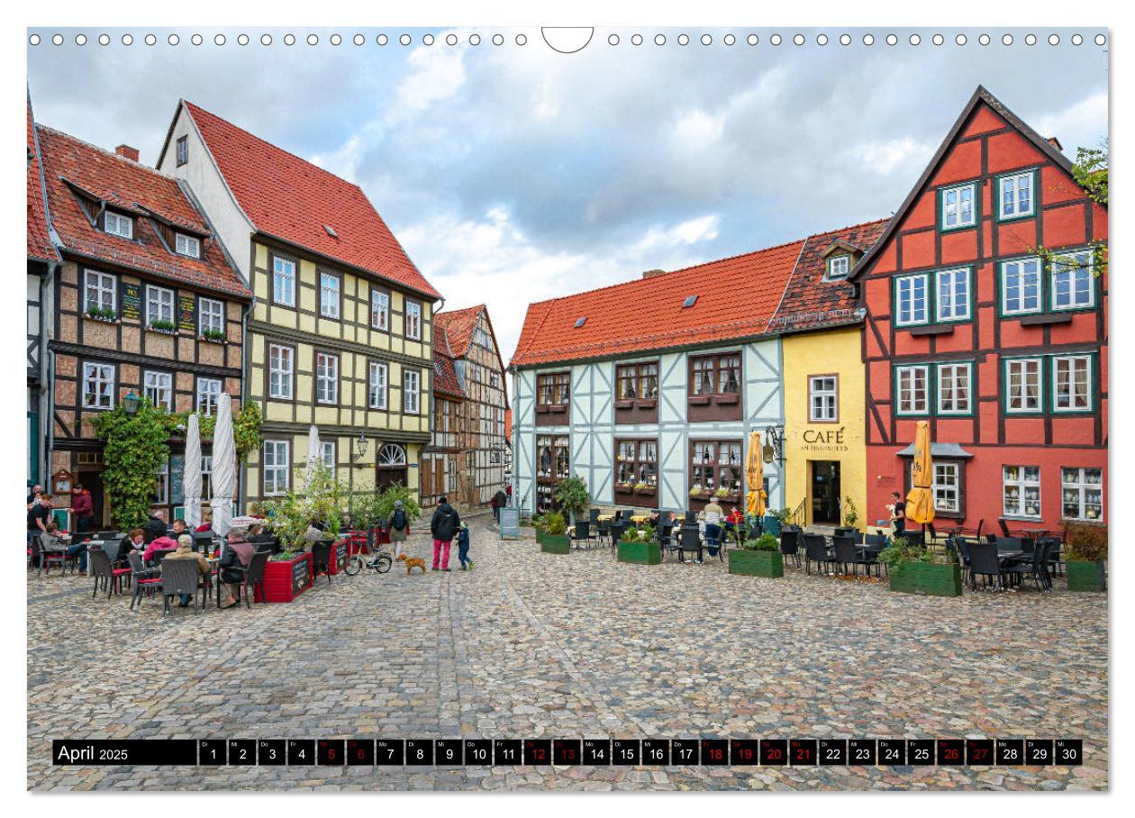 Bild: 9783435222711 | Fachwerkstadt Quedlinburg (Wandkalender 2025 DIN A3 quer), CALVENDO...