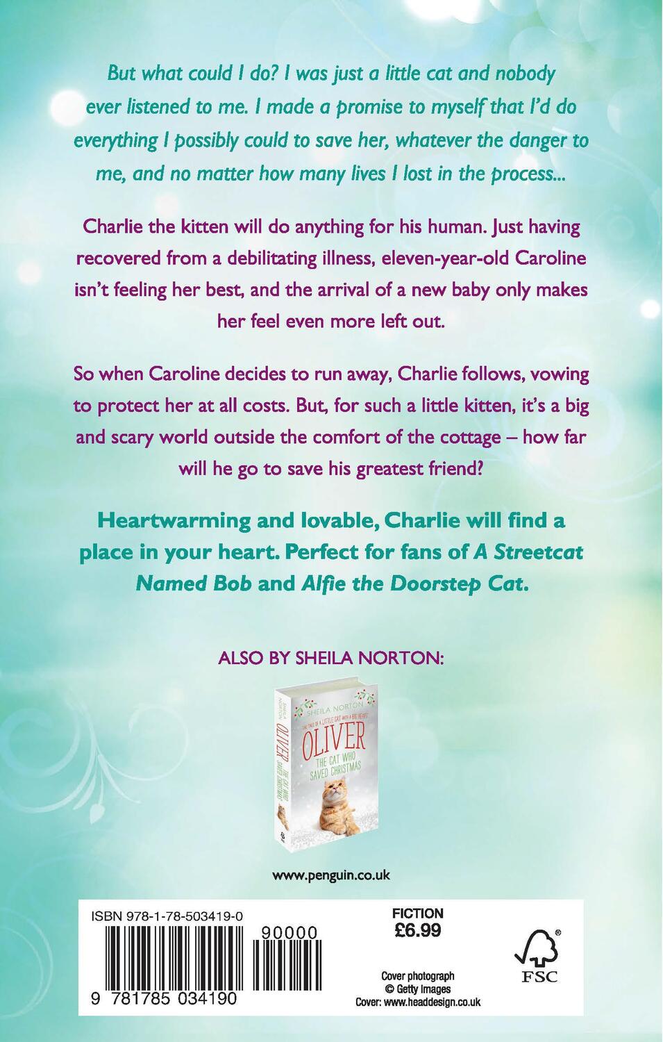 Rückseite: 9781785034190 | Charlie the Kitten Who Saved A Life | The Kitten Who Saved a Life