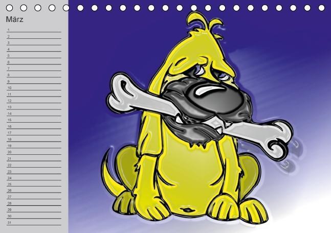 Bild: 9783660444582 | Hunde-Geburtstagskalender / Witziger Cartoon-Kalender...