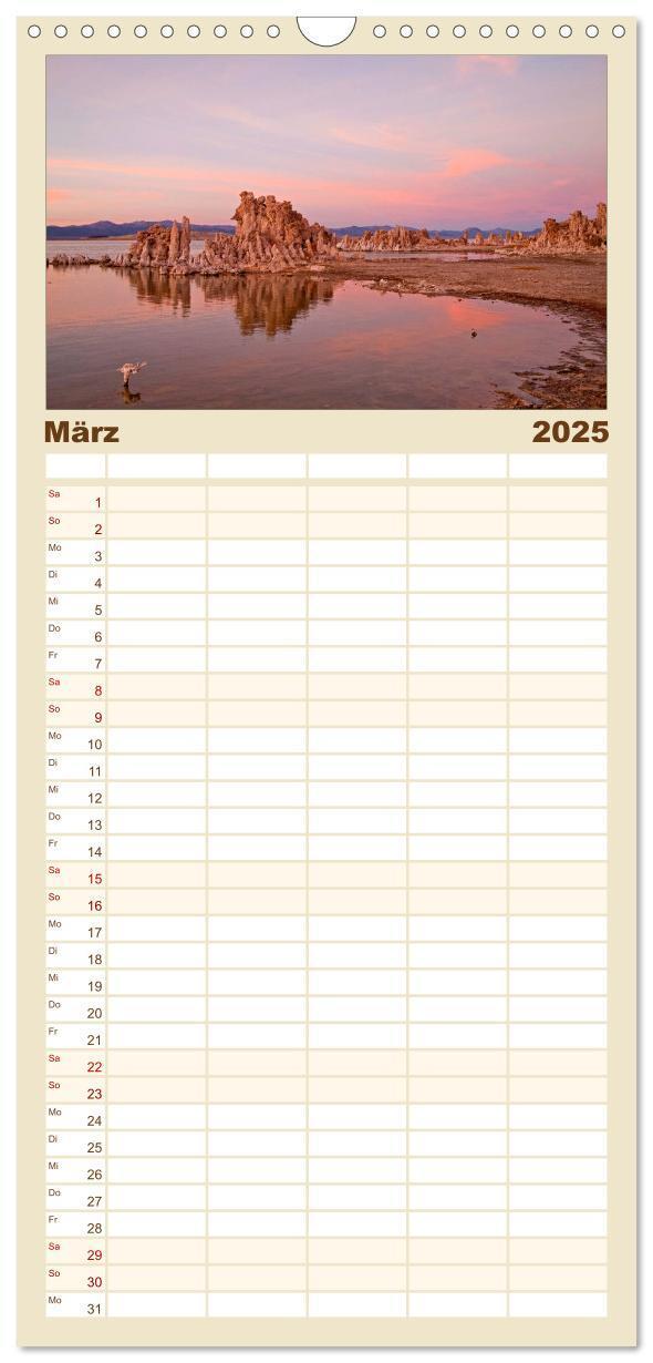 Bild: 9783457126622 | Familienplaner 2025 - Kalifornien USA mit 5 Spalten (Wandkalender,...