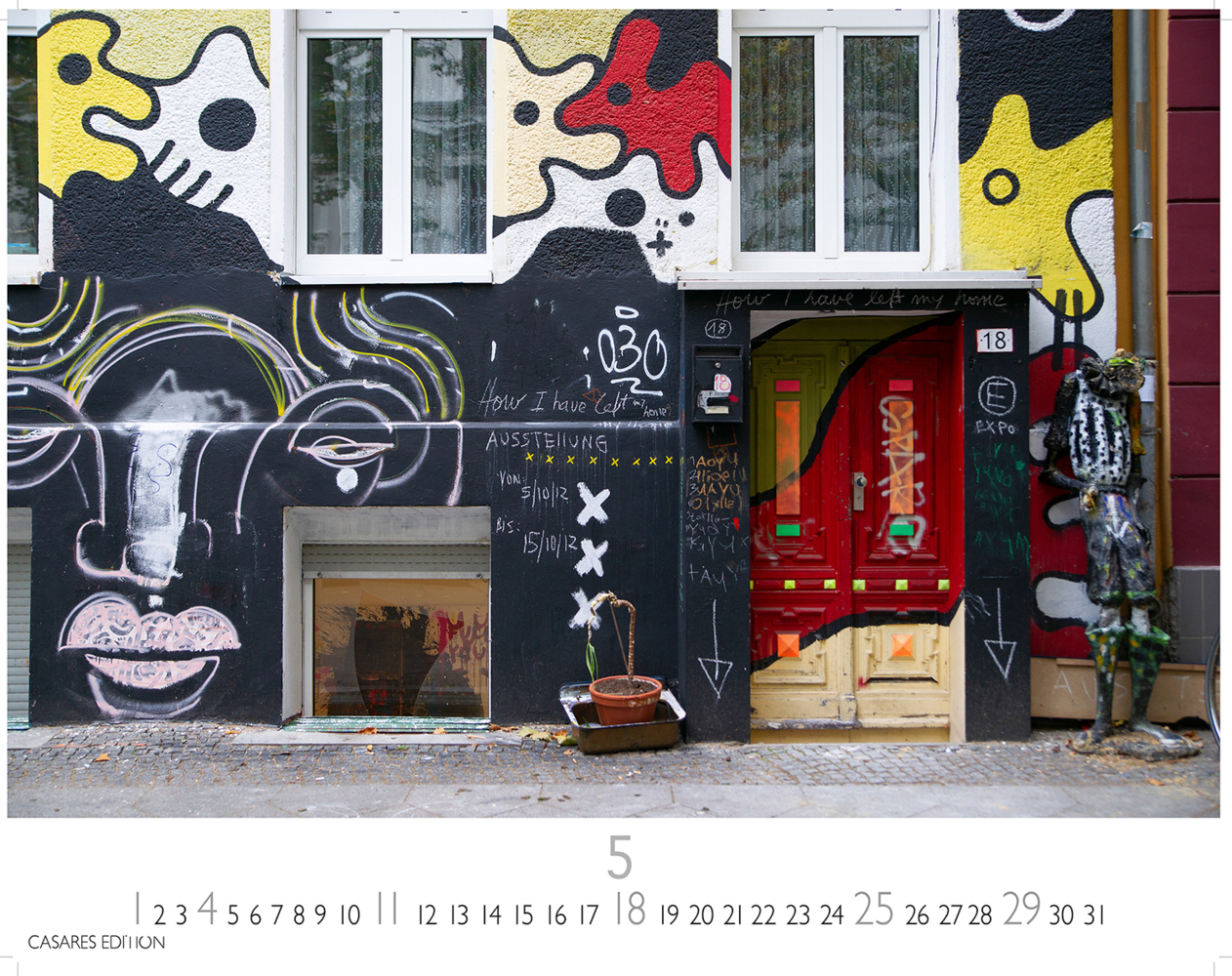 Bild: 9781835240946 | Berlin Street Art 2025 L 35x50cm | Kalender | 14 S. | Deutsch | 2025