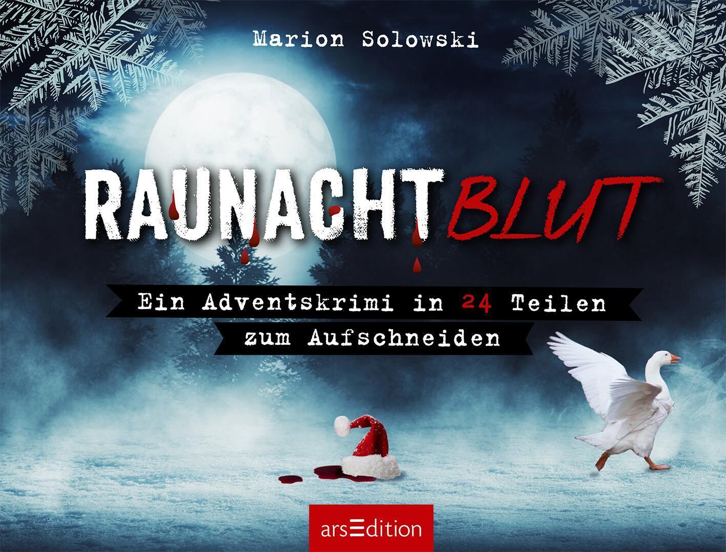 Bild: 9783845854076 | Raunachtblut | Ein Adventskrimi in 24 Teilen zum Aufschneiden | Buch