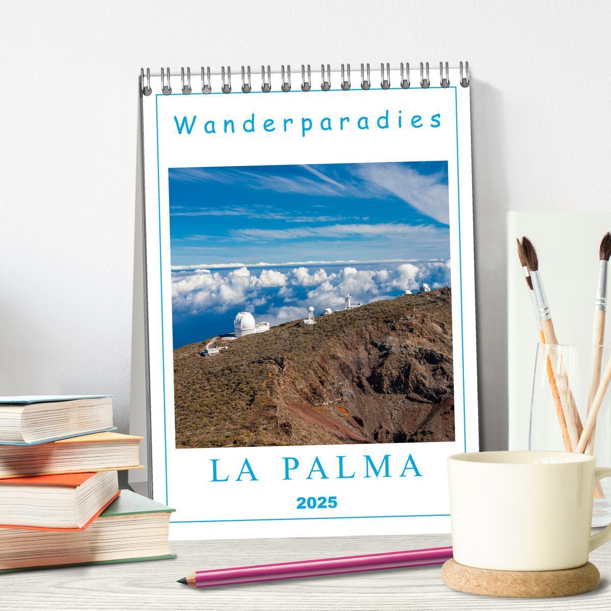 Bild: 9783435980192 | Wanderparadies La Palma (Tischkalender 2025 DIN A5 hoch), CALVENDO...