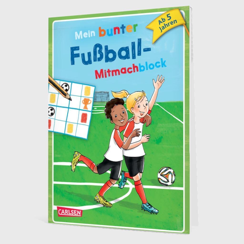 Bild: 9783551189578 | Mein bunter Fußball-Mitmachblock | ab 5 Jahre | Cordula Thörner | Buch