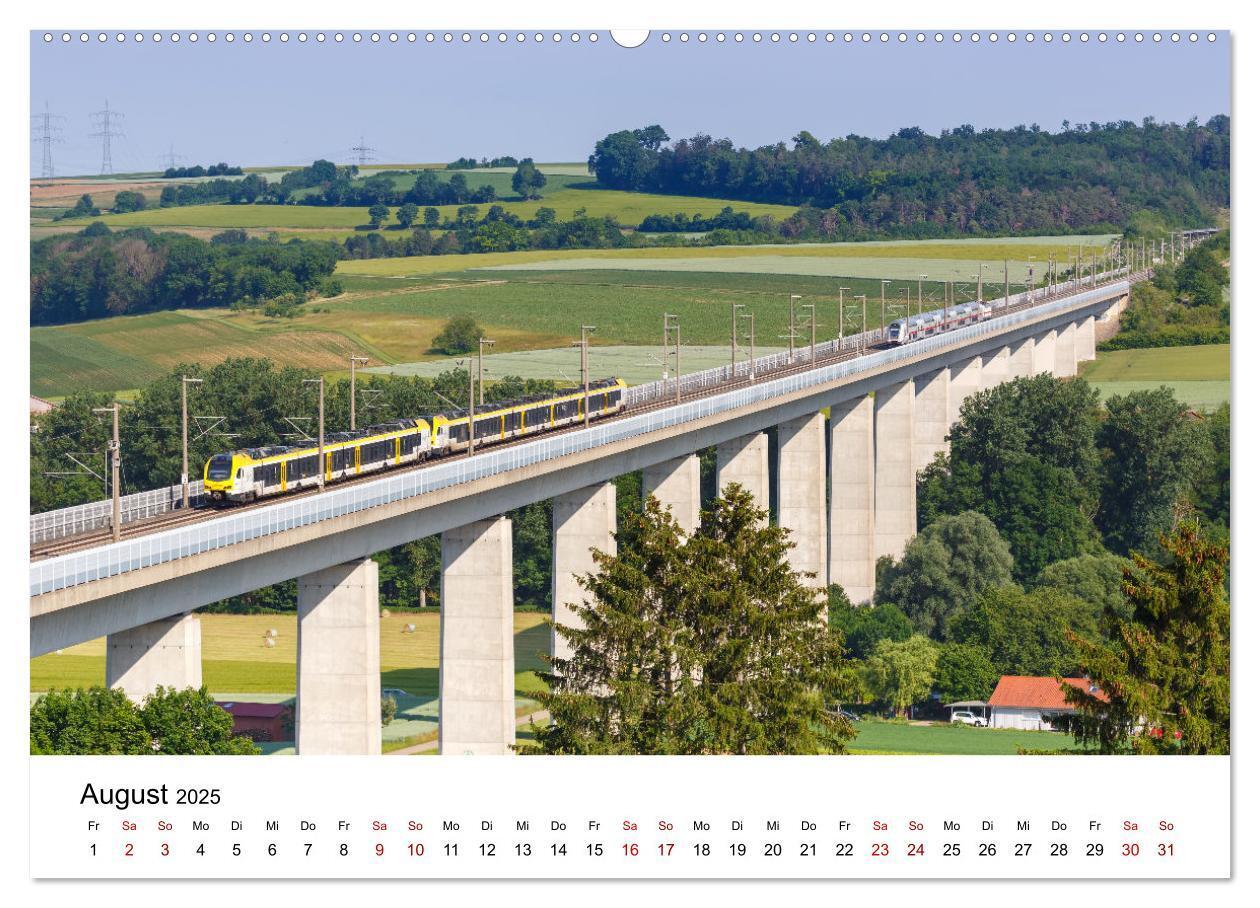 Bild: 9783435034772 | Eisenbahn in Deutschland (Wandkalender 2025 DIN A2 quer), CALVENDO...