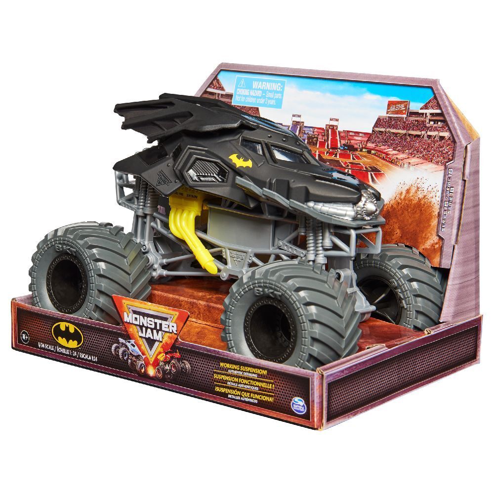 Bild: 778988344958 | MNJ Monster Jam Die Cast 1:24 Batmobile | Stück | In Kartonage | 34495