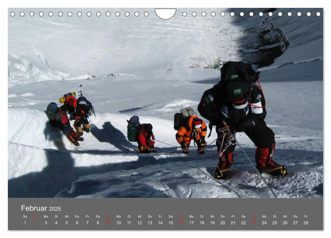 Bild: 9783435295012 | Bergsteigen - Extremsport am Limit (Wandkalender 2025 DIN A4 quer),...