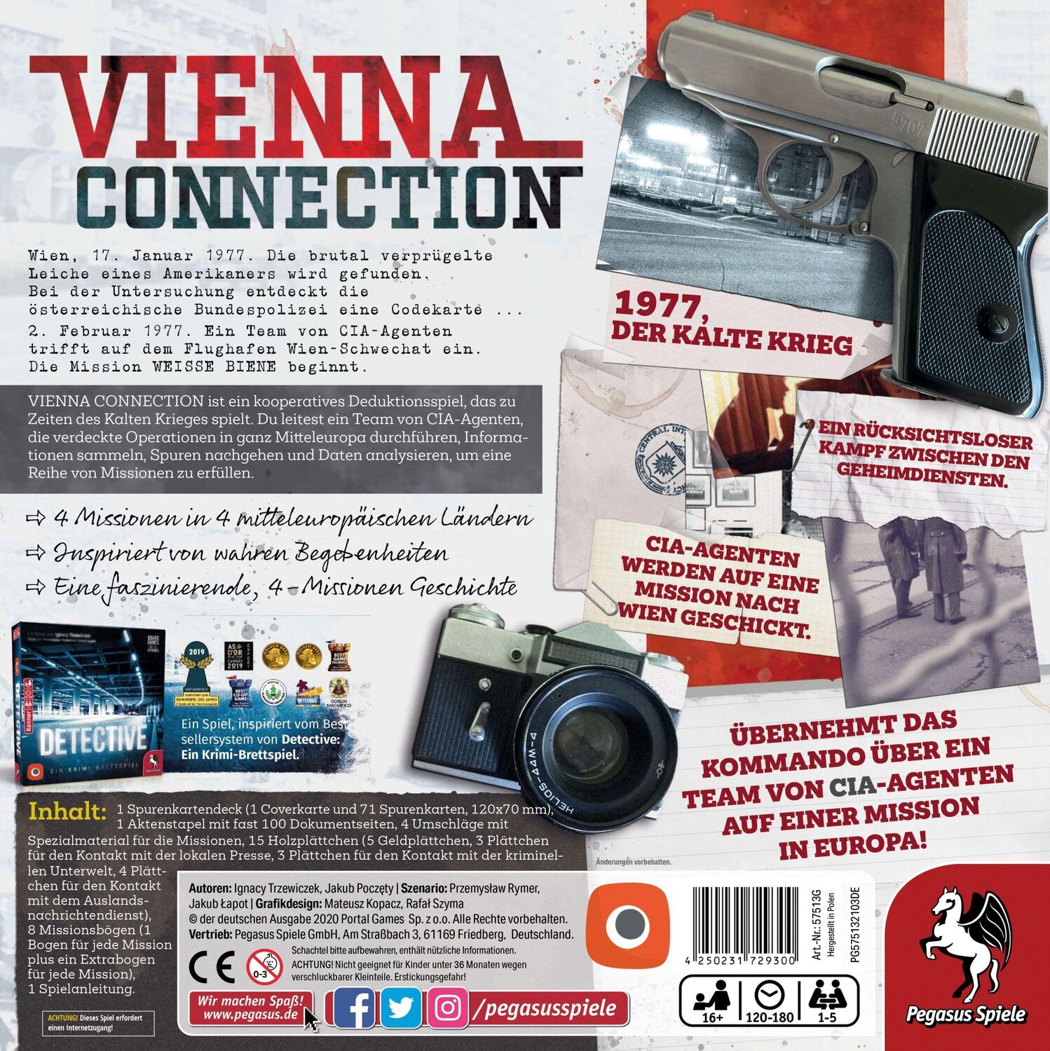 Bild: 4250231729300 | Vienna Connection (Portal Games) | Ignacy Trzewiczek | Spiel | 57513G