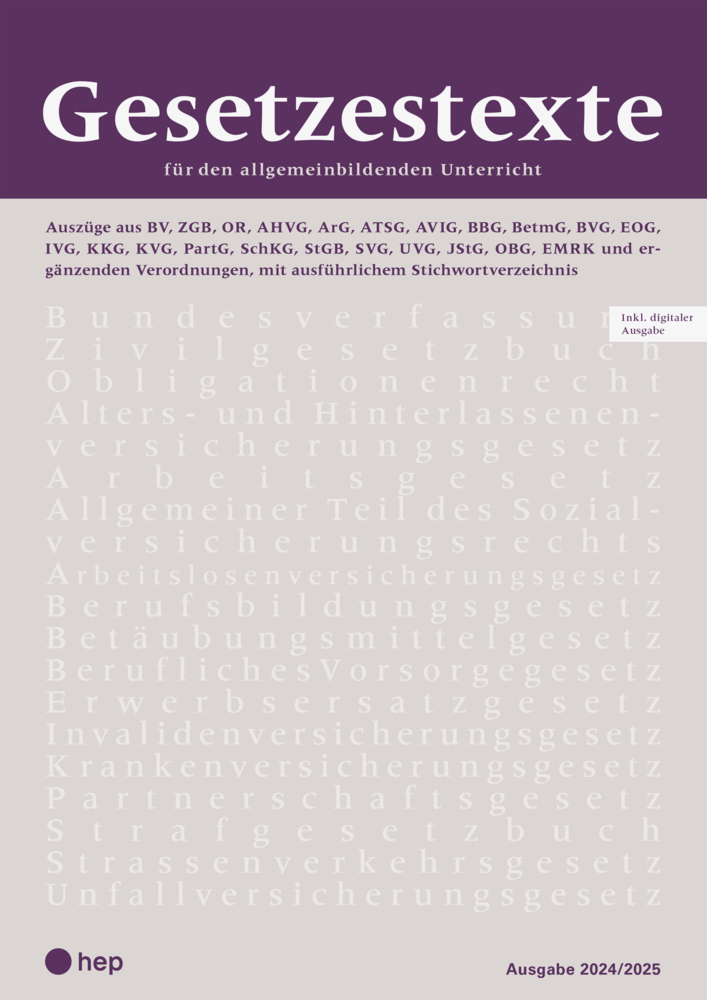 Cover: 9783035525915 | Gesetzestexte 2024/2025 (Print inkl. digitaler Ausgabe, Neuauflage...