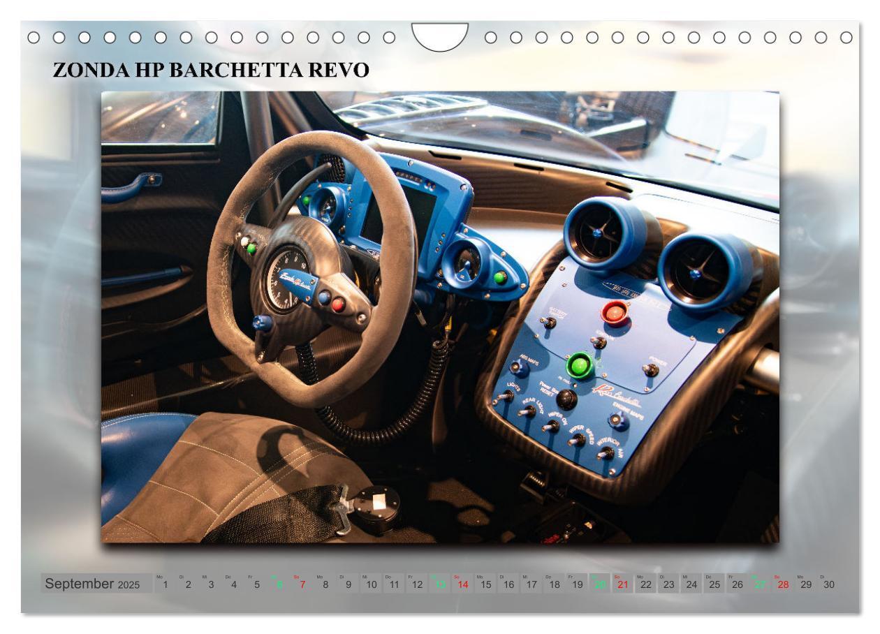 Bild: 9783383849787 | Pagani italienische Automobilkunst (Wandkalender 2025 DIN A4 quer),...