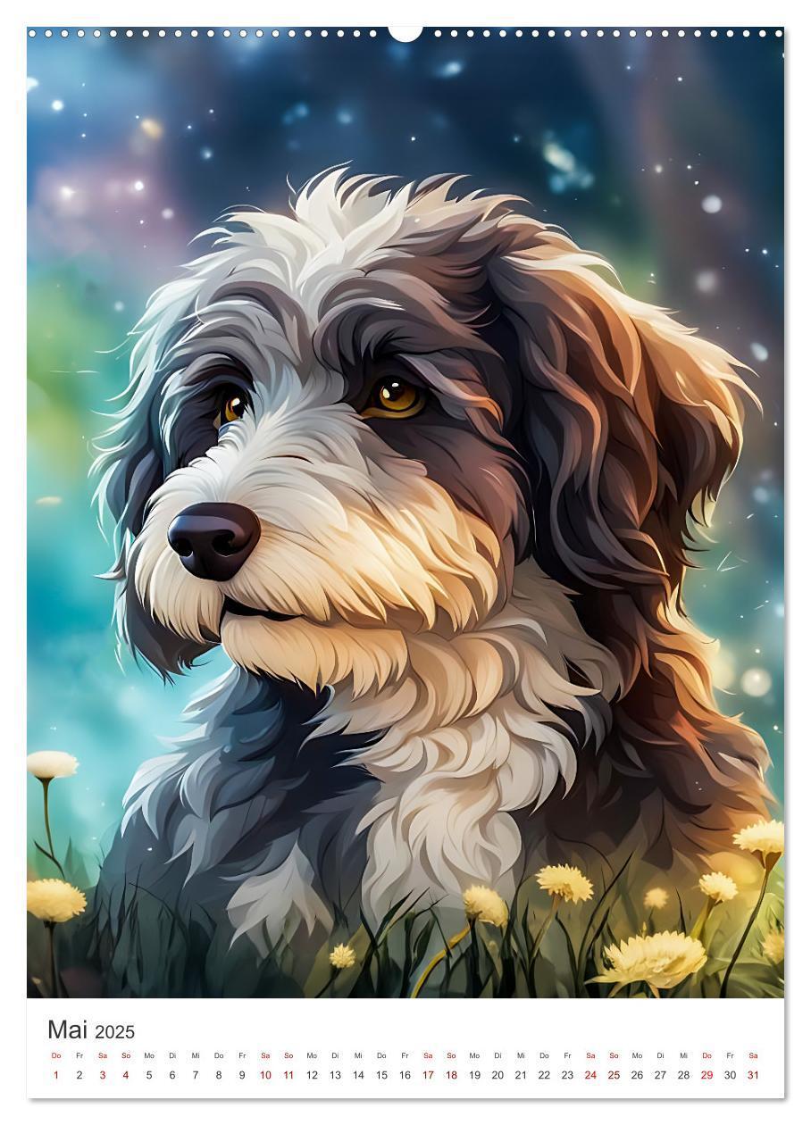 Bild: 9783383807138 | Der Aussiedoodle - Lebensfreude pur (Wandkalender 2025 DIN A2...