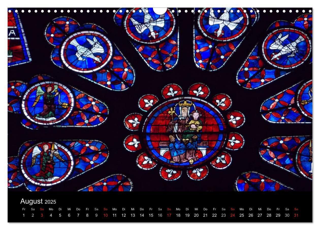 Bild: 9783435818990 | Bilder aus Licht - Notre Dame de Chartres (Wandkalender 2025 DIN A3...