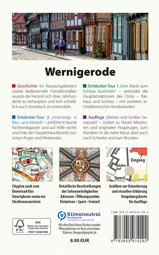 Rückseite: 9783945974292 | Wernigerode - Der Stadtführer | Marion Schmidt (u. a.) | Taschenbuch