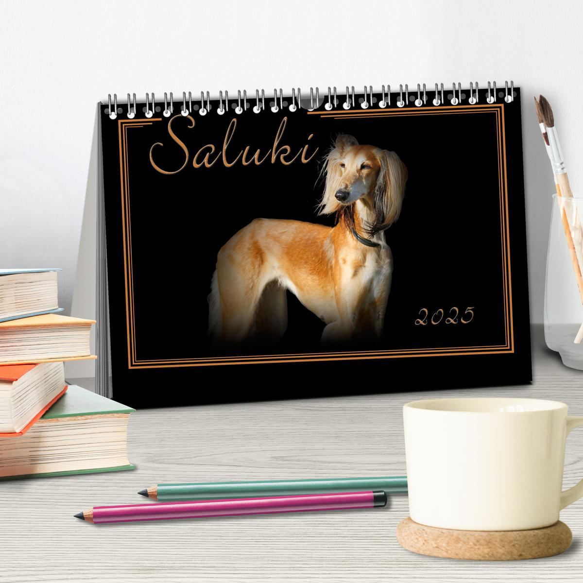 Bild: 9783383823916 | Saluki 2025 (Tischkalender 2025 DIN A5 quer), CALVENDO Monatskalender