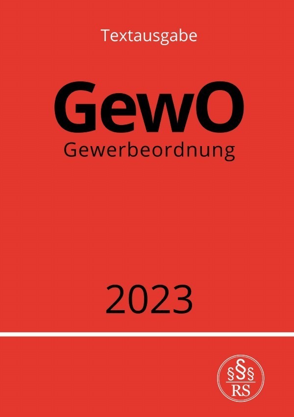 Cover: 9783757534271 | Gewerbeordnung - GewO 2023 | DE | Ronny Studier | Taschenbuch | 2023