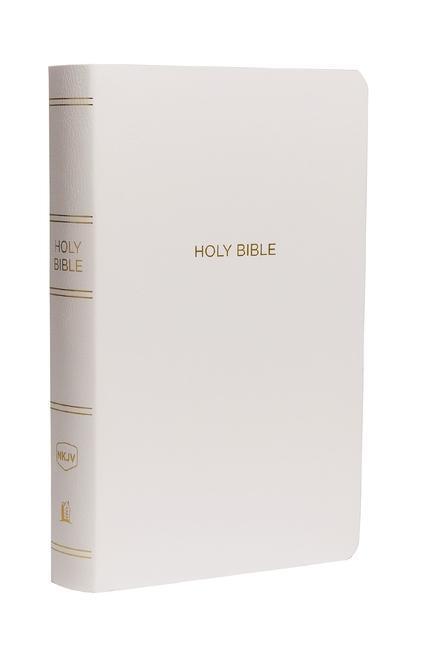 Cover: 9780718075163 | NKJV, Gift and Award Bible, Leather-Look, White, Red Letter Edition