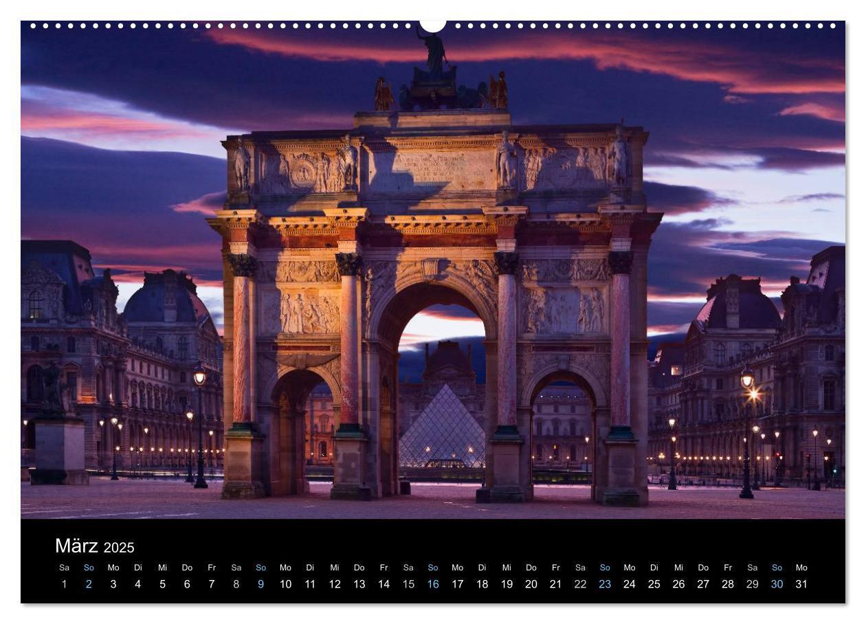 Bild: 9783435565306 | Paris bei Nacht 2025 (Wandkalender 2025 DIN A2 quer), CALVENDO...