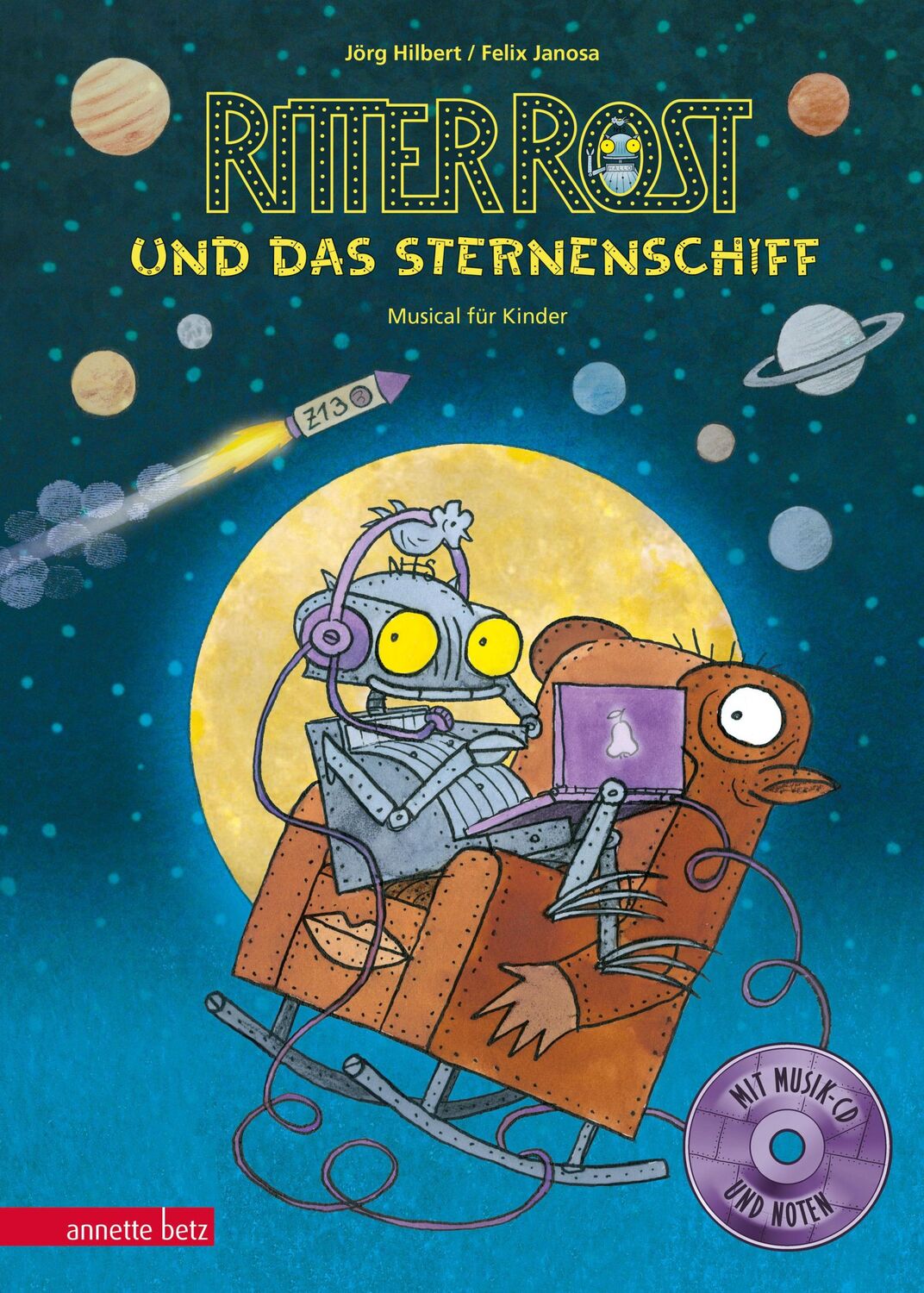 Cover: 9783219118469 | Ritter Rost 16: Ritter Rost und das Sternenschiff | Buch mit CD | Buch