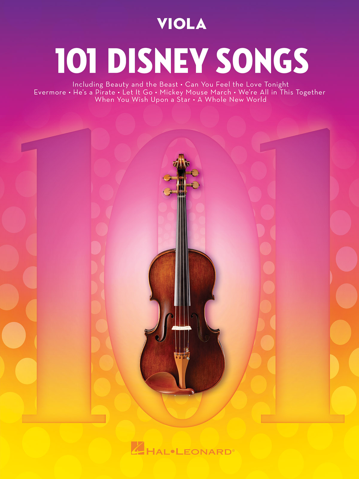 Cover: 888680707231 | 101 Disney Songs -For Viola- | Noten, Sammelband für Viola | Buch