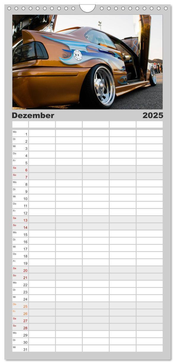 Bild: 9783457115619 | Familienplaner 2025 - Tuning Power mit 5 Spalten (Wandkalender, 21...