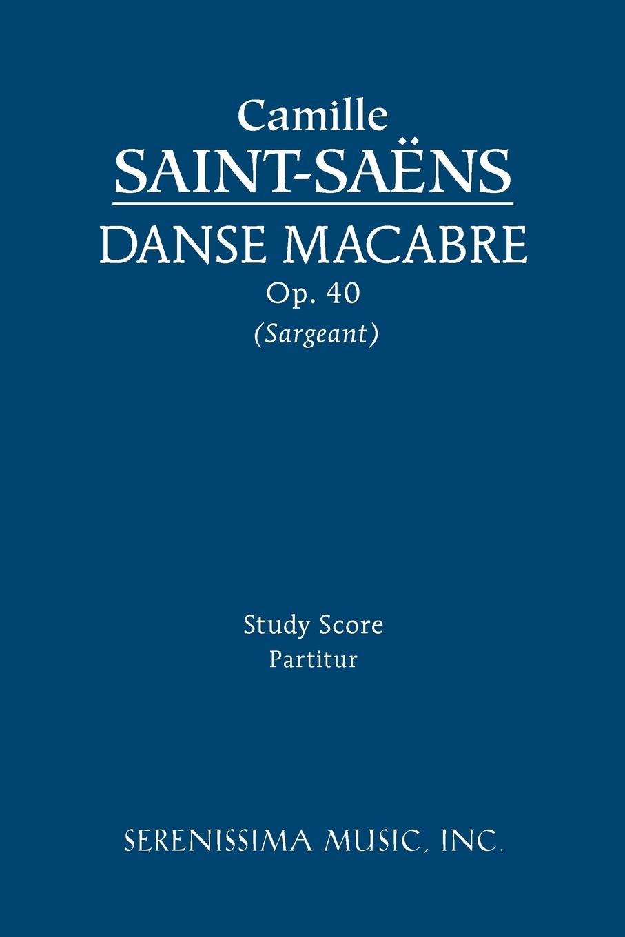 Cover: 9781608740185 | Danse macabre, Op.40 | Study score | Camille Saint-Saëns | Taschenbuch