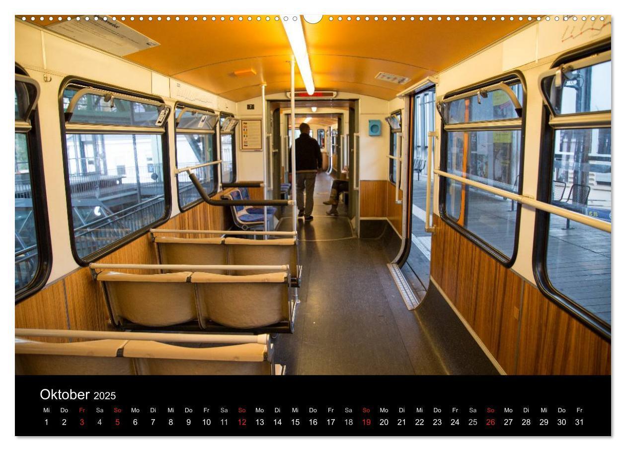 Bild: 9783435524938 | Die Wuppertaler Schwebebahn (hochwertiger Premium Wandkalender 2025...