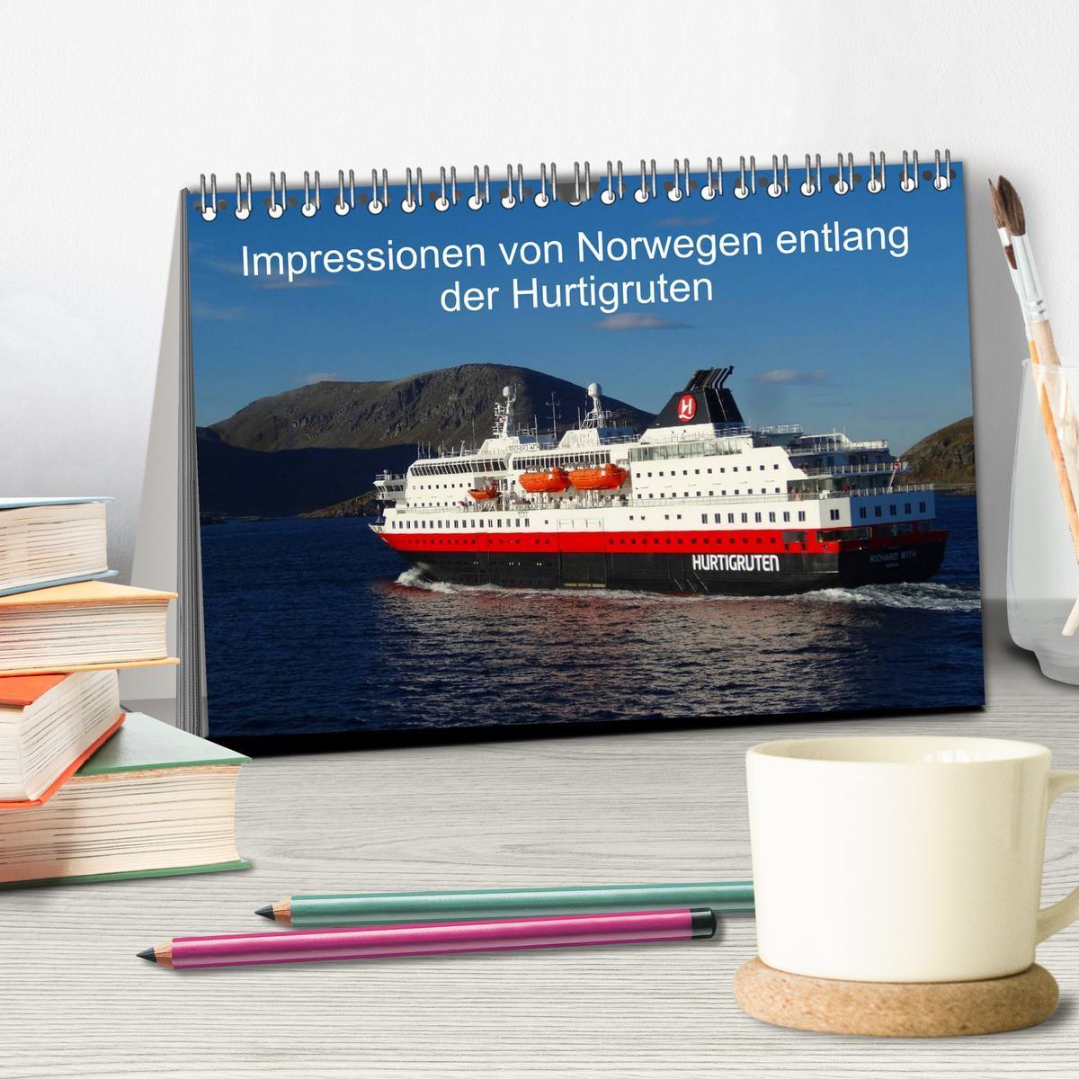 Bild: 9783435774838 | Impressionen von Norwegen entlang der Hurtigruten (Tischkalender...