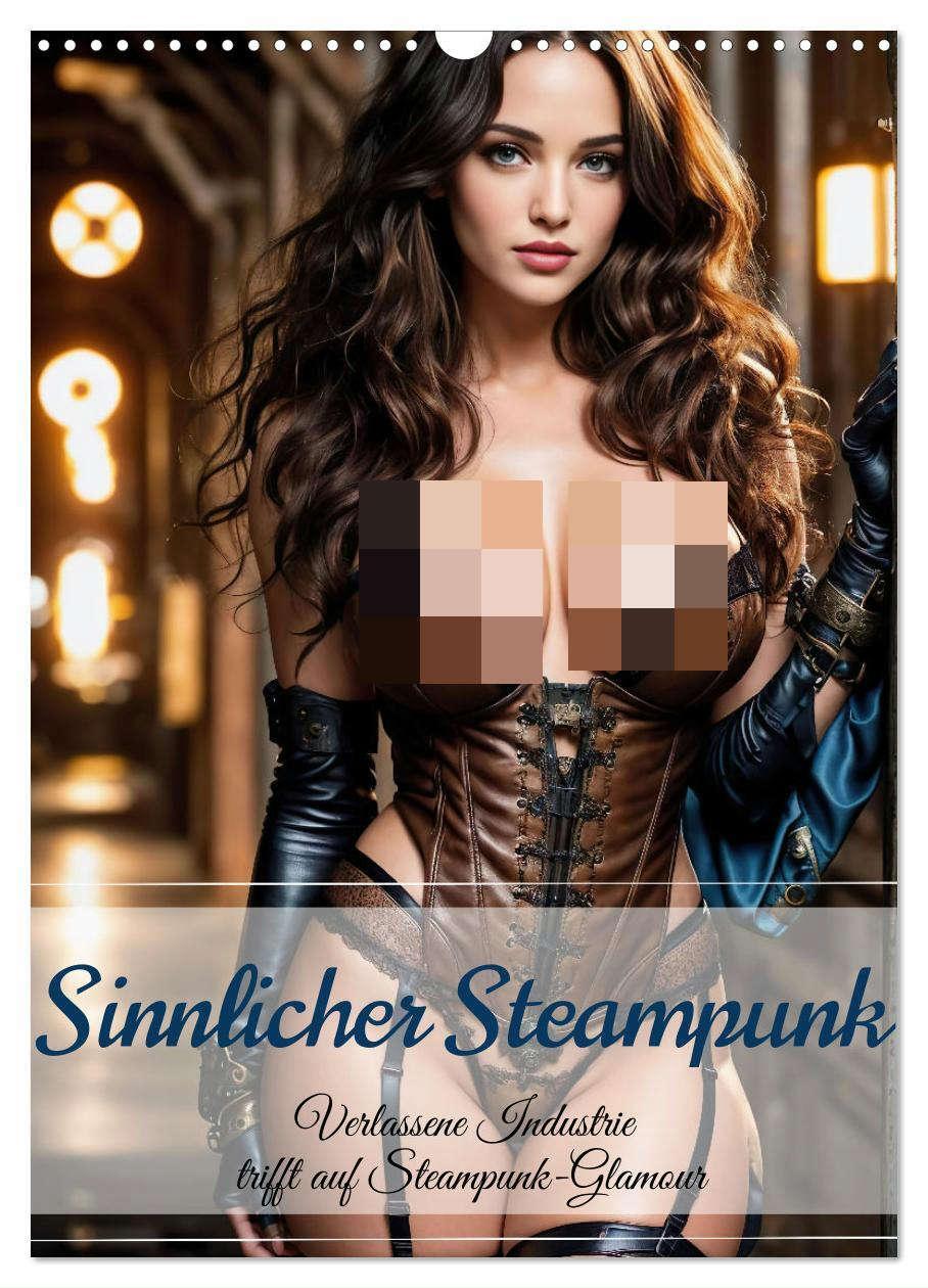 Cover: 9783383771071 | Sinnlicher Steampunk (Wandkalender 2025 DIN A3 hoch), CALVENDO...