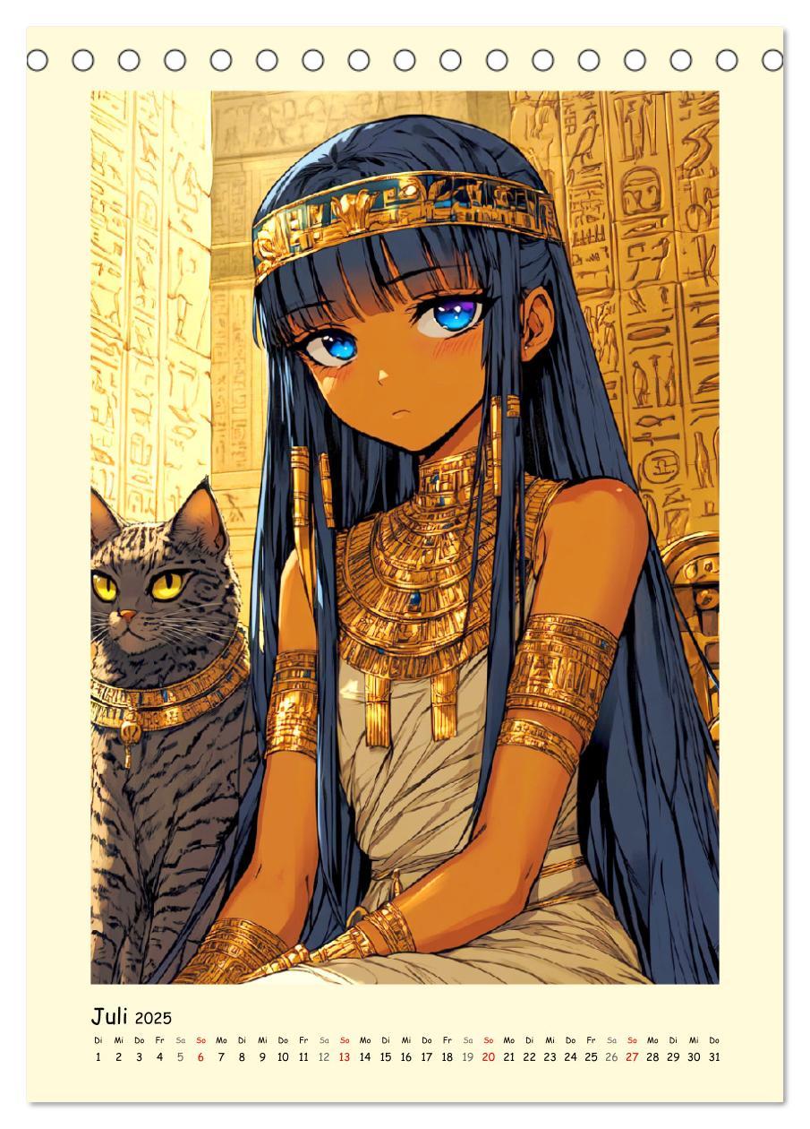 Bild: 9783457211489 | Im alten Ägypten. Manga-Mädchen im Pharaonenland (Tischkalender...