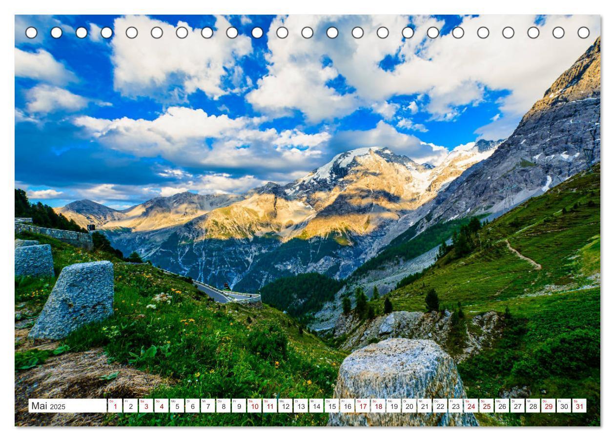 Bild: 9783435160099 | ALPENPÄSSE Österreich - Schweiz - Italien (Tischkalender 2025 DIN...