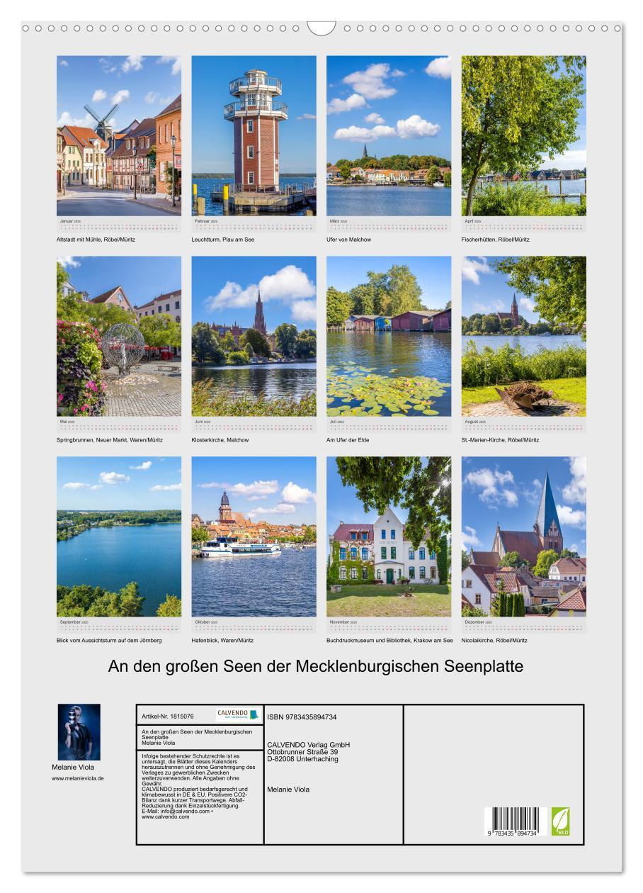 Bild: 9783435894734 | An den großen Seen der Mecklenburgischen Seenplatte (Wandkalender...